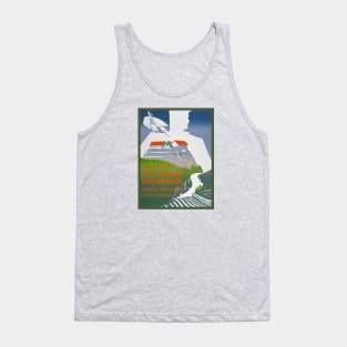 Israel, Poster. Youth for Settlement, Circa 1946 Tank Top